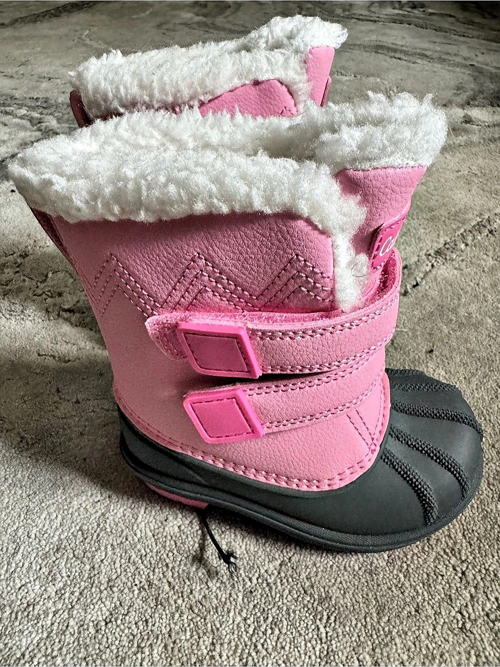 Cat & Jack Denver Girls Size 5 Pink Winter Boots NWT